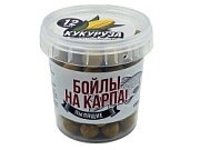 Бойлы пылящие НА КАРПА! 100гр (в банке) d-12мм "КУКУРУЗА"