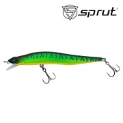 Воблер SPRUT Unagi 110F-FT1 110mm 11.5gr загл.0.5-1.0m floating