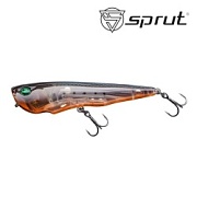 Воблер SPRUT Karey 70TW-CRSRD1 70mm 6.3gr top water