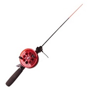 УДОЧКА зимняя "Техно" диам. 75, с неопр.ручк. (хлыст-стекло-но) красная