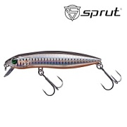 Воблер SPRUT Bonito 100F-SBK 100mm 16.8gr загл.1,0-1,5m floating