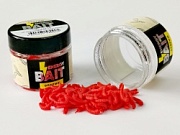 Искусств. насадка "ENERGY BAIT" ОПАРЫШ (S-M), цв. красный, ароматизир. (120шт)