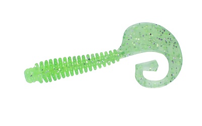 Приманка силиконовая (CROXY) G-TAIL TWIST 2,5'' цвет 25 (уп/8шт)