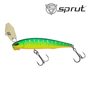 Воблер SPRUT Rufu Shine 90S-FT 90mm 12.5gr загл.0.7-1.3m sinking
