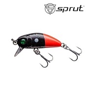Воблер SPRUT Taburo Trout 35S-BKOT 35mm 2.7gr загл.0.1-0.5m sinking