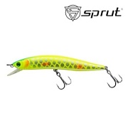 Воблер SPRUT Shigu 70F-YSC 70mm 4.5gr загл. 0.3-0.8 m floating