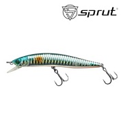 Воблер SPRUT Shigu 70F-SMLT-SC 70mm 4.5gr загл. 0.3-0.8 m floating