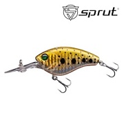 Воблер SPRUT Masu 60F-GDN 60mm 12.3gr загл.1.7-2.5m floating