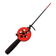 УДОЧКА зимняя "Профи" УП-2 с неопр. ручк. (хлыст стекловолокно) красная