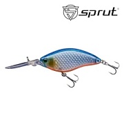 Воблер SPRUT Moretto 3D 70F-CRB 70mm 18.5gr загл.2.5-3.5m floating