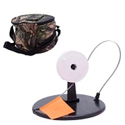 Набор жерлиц (10шт) с прямой стойкой с кат. цв.белый в СУМКЕ