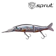 Воблер SPRUT Shiruba 100F-SBK1 100mm 13.5gr загл. 1.0-2.0m floating