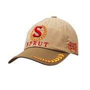 Кепка SPRUT It"s Your WORLD of Baits с вышивкой (бежевая)