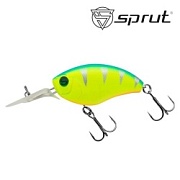 Воблер SPRUT Shebi D 64F-LBP 64mm 20gr загл.1,0-2,0m floating