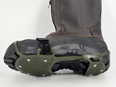 Ледоступы на обувь YETI, размер M, 8 шипов (2шт) ХАКИ