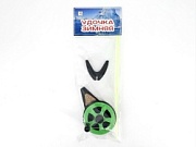 УДОЧКА зимняя "Балалайка" УС-3 (хлыст поликарб.) зелёная (индивид. пакет)