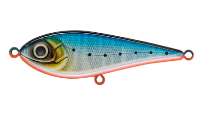 EG-050#A234-SBO Джерк Бейт Baby Buster суспендер 10см 25гр.Загл.0,3-2.0м