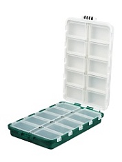 КОРОБОЧКА СЧ-4 для рыболовных мелочей ЦВЕТНАЯ (20 отделений) (150*85*35мм)