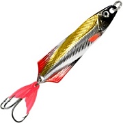 Блесна колебалка AQUA ГЛЮК 40,0mm, вес - 7,0g цвет 05 (серебро, золото, красный флюрик) 106732