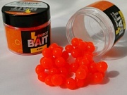 Искусств. насадка "ENERGY BAIT" ИКРА (L) д.9мм, цв. ярко-оранж., ароматизир. (48шт)