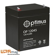 Аккумулятор для Эхолота OP 12045 12V 4,5Ah Optimus
