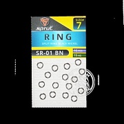 Кольцо заводное SPRUT SR-01 BN №7/15kg Split ring black nickel (уп.16шт)