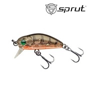 Воблер SPRUT Taburo Trout 35S-CRBK1 35mm 2.7gr загл.0.1-0.5m sinking