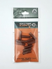 Втулка (пакет) глухая для грузил кор. L-22мм. коричневая (уп.10шт.)