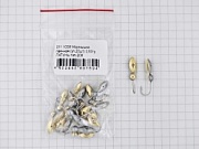 Мормышка паяная (уп.20шт) 0,60гр ЛАТУНЬ тип-208