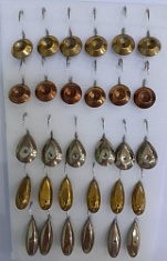 Мормышка COBRA зимне-летняя ТЯЖЕЛАЯ в блистере(уп/30шт)