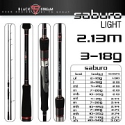 Спиннинг Sprut SABURO 213L 3-18g 4-10lb SS702LFS
