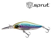 Воблер SPRUT Goromo 75F-SVB (F762) 75mm 12gr загл. 1.5-2.5m floating