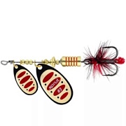 Блесна SPRUT Вращающаяся ALBA TANDEM  №3 9gr color- BKGR