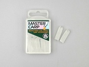 Втулка (коробочка) глухая для грузил кор. L-22мм. прозрачная (уп.10шт.)