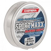 Леска CHIMERA SPORTMAXX 100% Fluorocarbon Super Soft Transparent 25m 0.16mm