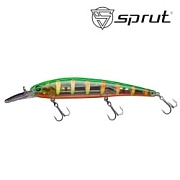 Воблер SPRUT Taiho 120F-CRGR-STR 120mm 17.5gr загл.2.0-3.0m floating