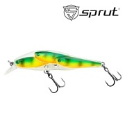 Воблер SPRUT Beru Triple 78F-FP-FP-FP 78mm 10.3gr загл.0,5-1,5m floating