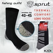 Термоноски Sprut Thermal Comfort Long Socks TCLS-BK-40-45 (Чёрный)