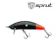 Воблер SPRUT Gurei 80F-BKOT 80mm 9.5gr загл.0,3-0,8m floating