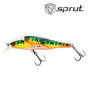 Воблер SPRUT Beru Triple 78F-FT1-FT1-FT1 78mm 10.3gr загл.0,5-1,5m floating