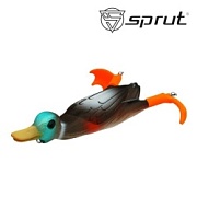 Воблер SPRUT Duck Shot 100TW-DR 100mm 16.5gr top water