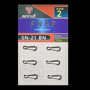 Карабин SPRUT SN-21 BN №2/12kg Hawaii snap (уп.6шт)