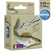 Леска AQUA X-Line Pikeperch 0.28mm 100m