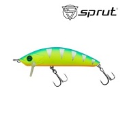 Воблер SPRUT Gurei 80F-LBP 80mm 9.5gr загл.0,3-0,8m floating