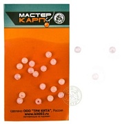 Бусина (пакет) d.6 ПРОЗРАЧНАЯ (силикон) (уп/20шт)