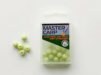 Бусина (коробочка) d11 СВЕТЯЩАЯСЯ (силикон) (уп/10шт)