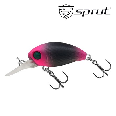 Воблер SPRUT Rini Crank D 32F-BKPN 32mm 3gr загл. 0.9-1.4m floating