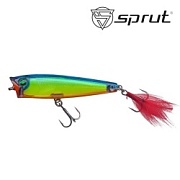 Воблер SPRUT Hikari Pop 3D 65TW-LB 65mm 7gr top water