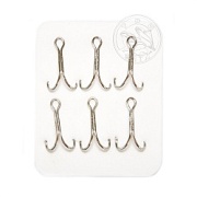 Крючок Sprut двойной Kiba SD-36 NK №6 (Double Round Bend NickelHook) (уп,6шт)