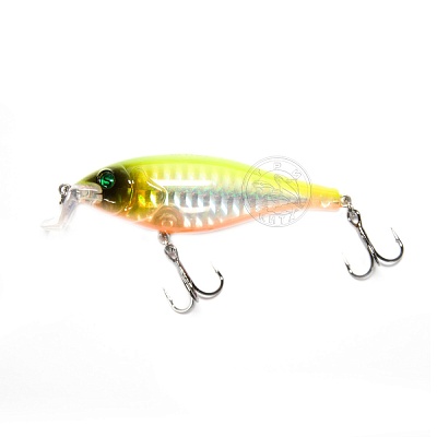 Воблер SPRUT Saba Shad 3D 70F-SL-3D 70mm 9.2gr загл.1.0-2.0m floating